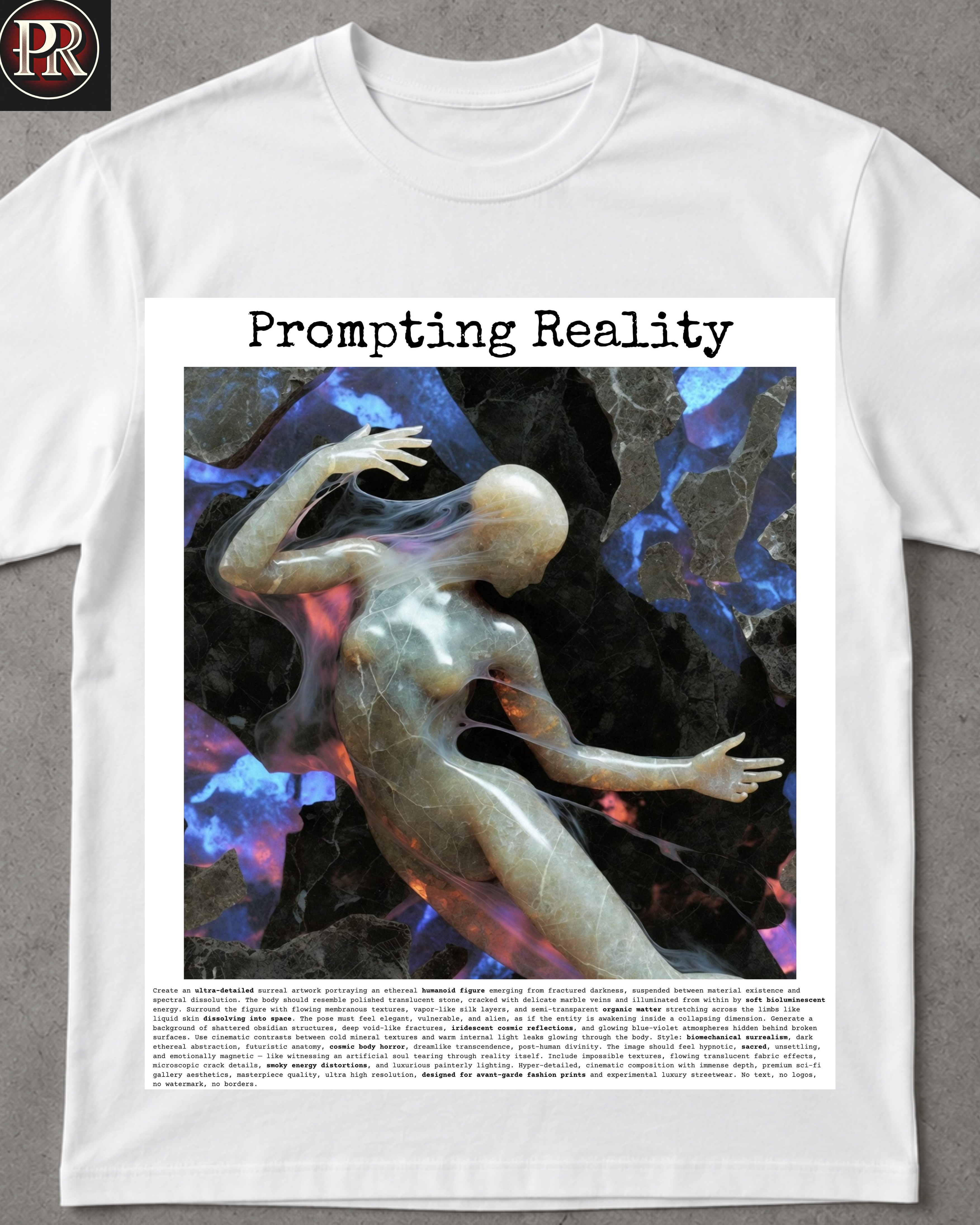 Fractured Soul — Prompting Reality Oversized Tee
