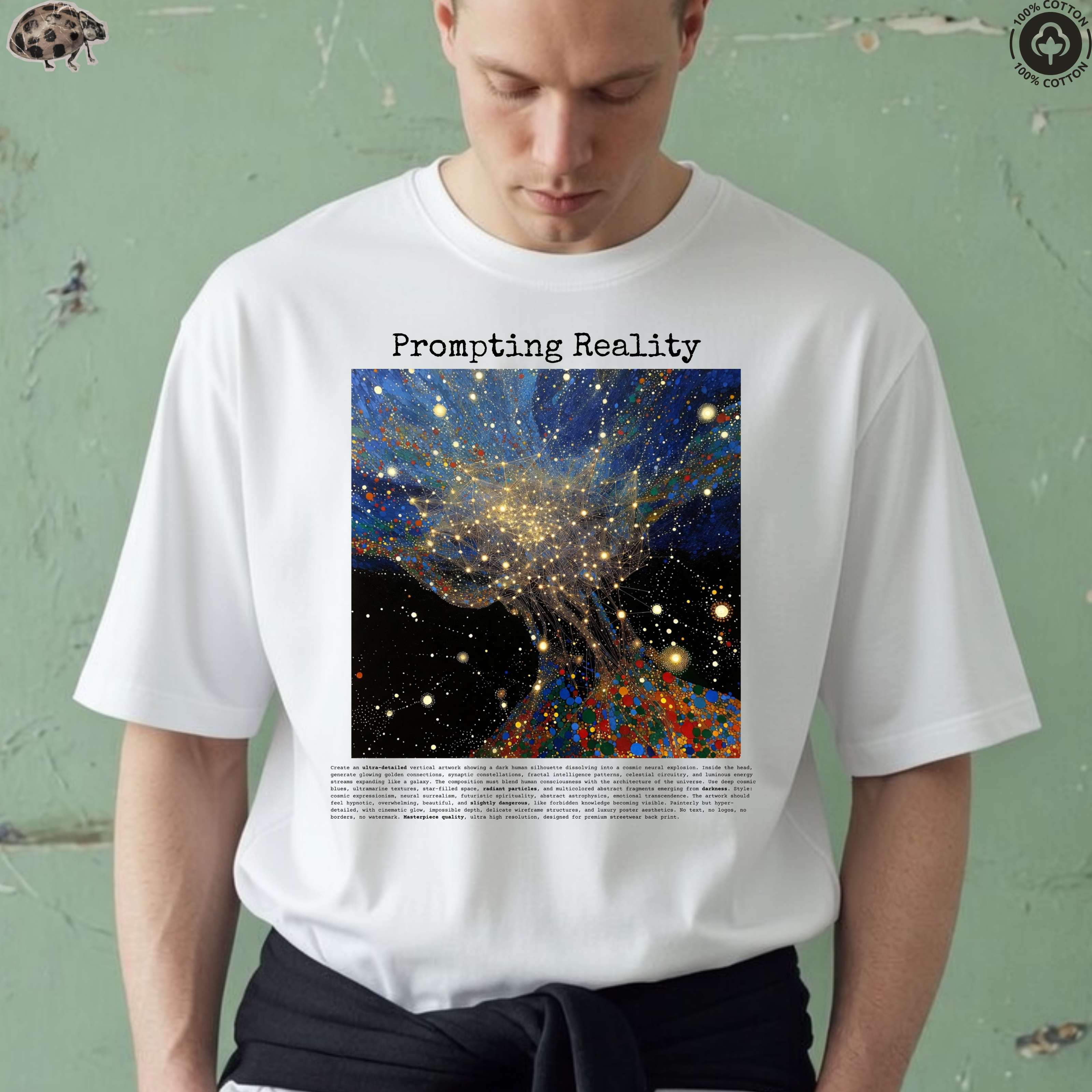 Prompting Reality — Cosmic Neural Explosion Tee