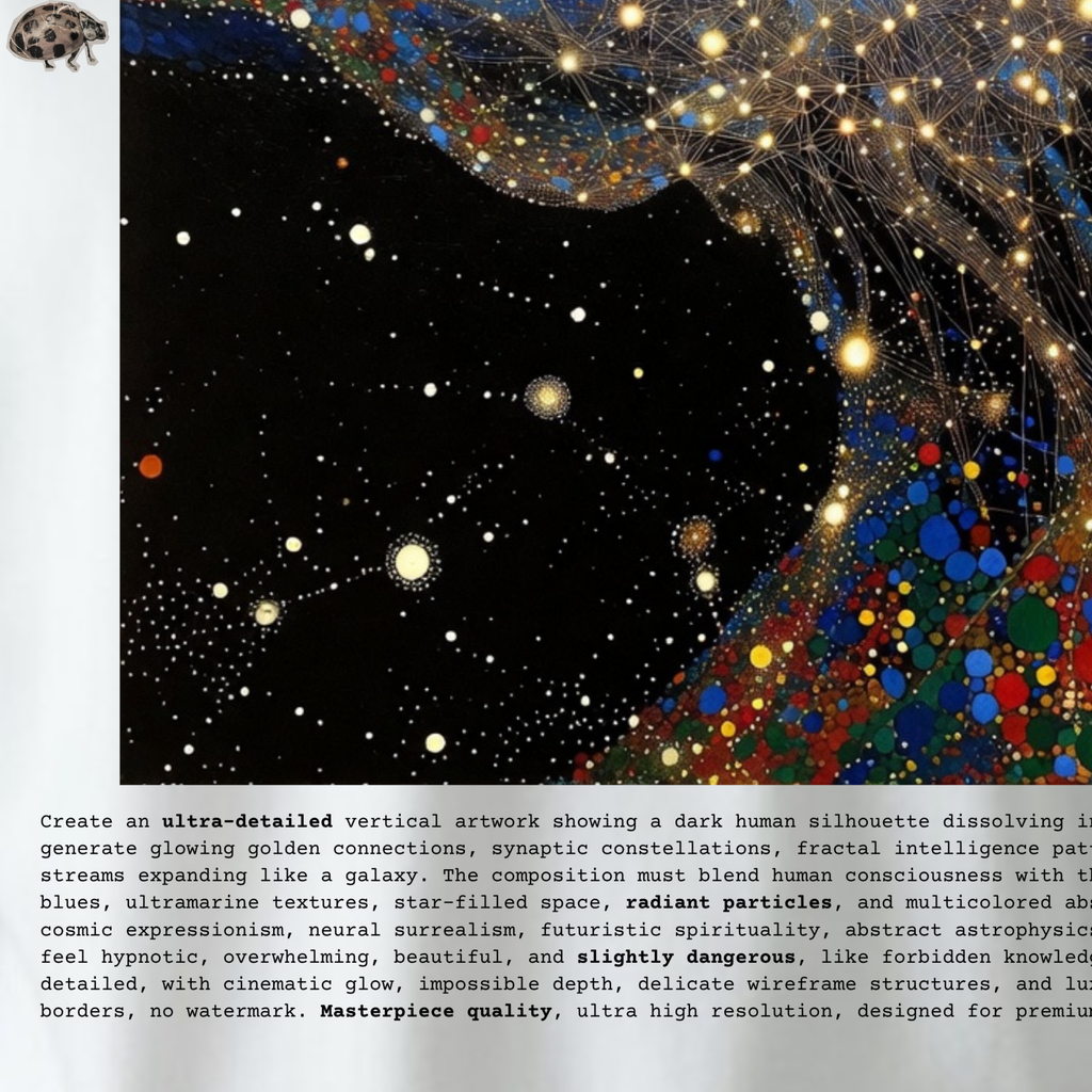 Prompting Reality — Cosmic Neural Explosion Tee