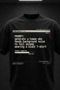PromptingReality.exe – Needs Background Noise To Fall Asleep – Black Graphic T-Shirt