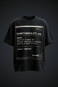 PromptingReality.exe – Stopped Replying To Everyone – Black Graphic T-Shirt