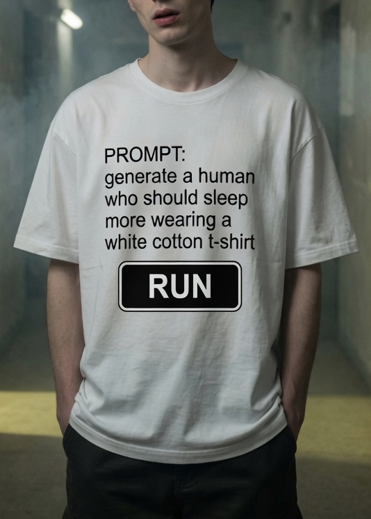 PROMPT: Generate A Human Who Should Sleep More